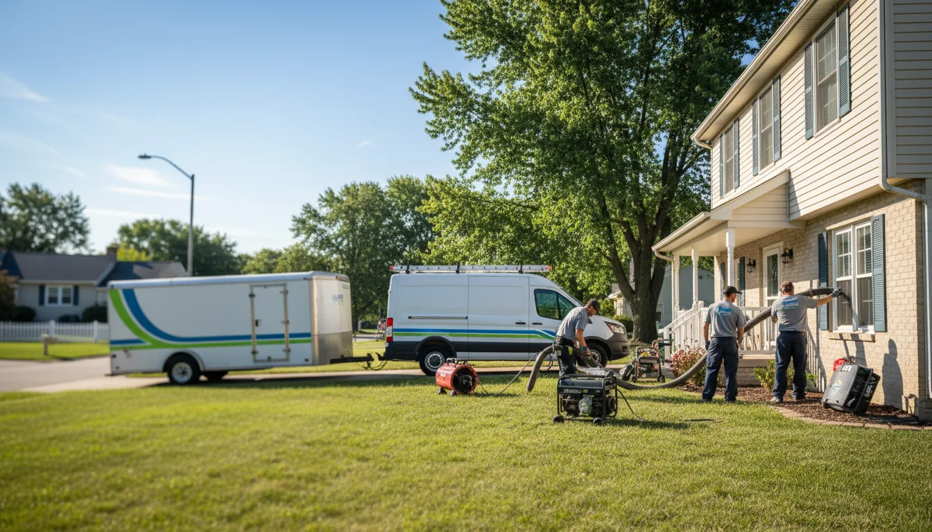 Flooded Basement Restoration And Cleanup With Repair in Concord, NE near me